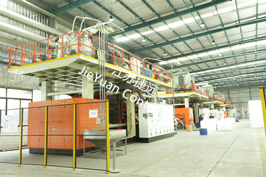 Blow molding production line